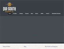Tablet Screenshot of duesouthbrewing.com